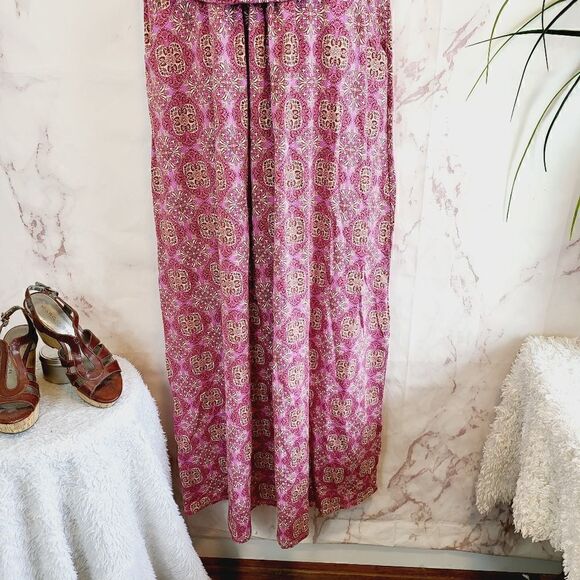 Sahalie pretty pink print maxi dress - Picture 3 of 9